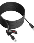 Alvin's Cables M12 X-Code 8 Pin Female to RJ45 Ethernet Cable Cat6a High-Flex Shielded for Cognex Keyence Basler Industrial Automation Fieldbus Module