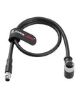 Alvin's Cables Livox Mid-360 LiDAR to Unitree Go2 Robot Dog Cable, Right-Angle M12 A-Code 12-Pin Female to M8 6-Pin Male, LiDAR Power & Data Cord for Robotics, 3D Sensing Applications, 10cm / 3.93in