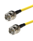 Alvin's Cables 12G SDI Flexible Coaxial Cable BNC Male to Male for RED Komodo| Atomos Monitor 75 Ohm Shielded Cable for 4K Video Camera, Yellow