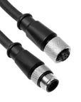 Alvin's Cables M12 A-Code 8 Pin Male to 8 Pin Female Cat6a High-Flex Shielded Sensor Actuator Cable for Cognex Industrial Camera 32.8ft