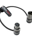 Alvin's Cables Rotatable Low-Profile XLR 3 Pin Male to Female Ultra-Flexible Coiled Cable, Aramid-Reinforced for Sony|Canon|Blackmagic Pro Cameras & Studio Audio