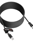 Alvin's Cables M12 X-Code 8 Pin Female to RJ45 Ethernet Cable Cat6a High-Flex Shielded for Cognex Keyence Basler Industrial Automation Fieldbus Module
