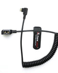 Alvin's Cables Dtap to Right Angle USB-C Power Cable for DJI Focus Pro Motor, Ultra Soft D-tap to Type-C Enhanced Power for Tilta Nucleus Nano II Wireless Lens Control Motor