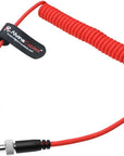 Alvin's Cables Atomos Ninja V D-tap Power Cable, 1.6-4ft Dtap to Locking DC 2.1 Coiled Cable for Blackmagic Video Assist, for Hollyland Mars 400S, Ultra Flexible