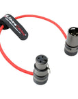 Alvin's Cables Rotatable Low-Profile XLR 3 Pin Male to Female Ultra-Flexible Coiled Cable, Aramid-Reinforced for Sony|Canon|Blackmagic Pro Cameras & Studio Audio