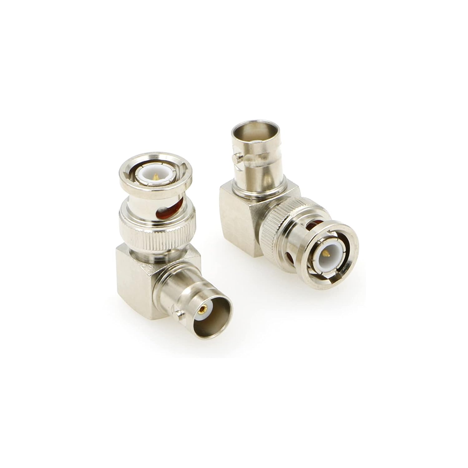 Alvin's Cables Right Angle BNC Connectors for HD SDI BNC Cable One Set