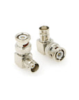 Alvin's Cables Right Angle BNC Connectors for HD SDI BNC Cable One Set