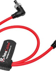 Alvin's Cables Locking DC to DC Cable for Atomos Ninja V Shogun, 5.5 2.1 Locking DC Right Angle Ultra Soft Cable for Video Devices PIX-E7 PIX-E5 Monitor 45cm|17.7in