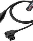 Alvin's Cables Ultra Flexible D-Tap to XLR 4 Pin Female Braided Power Cable for Sony Venice|F5|F55|SXS, Panasonic Varicam Camera, TVlogic LVM-170A Monitor, 1M|39.4inches, Black