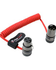 Alvin's Cables Rotatable Low-Profile XLR 3 Pin Male to Female Ultra-Flexible Coiled Cable, Aramid-Reinforced for Sony|Canon|Blackmagic Pro Cameras & Studio Audio