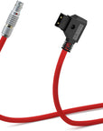 Alvin's Cables D-Tap to 2 Pin Male Power Cable for Teradek SmallHD Z-CAM Blackmagic Pyxis, 45cm|18inches, Ultra Soft & Flexible
