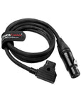 Alvin’s Cables D-tap to XLR 3 Pin Female Power Cable for SmallRig RC 120B Video Light, 1M/3.3Ft