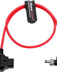 Alvin's Cables Dtap to Locking DC 2.1 Cable, Atomos Ninja Dtap Power Cable Right Angle Ultra Soft for Video Devices PIX-E7 PIX-E5 Monitor, for Hollyland Mars 400s 60cm|23.6in
