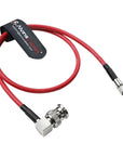 Alvin's Cables Micro BNC to BNC Cable 12G-SDI High Speed 4K UHD Video Coaxial Cable, Right Angle BNC 75 Ohm Ultra-Slim for Blackmagic Video Assist 5" Monitor,Red 50CM|19.7inches