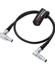 Alvin's Cables Power Cable for Kinefinity Eagle e-viewfinder from Z CAM E2 Camera, Rotatable Right Angle 2 Pin to 5 Pin Right Angle Cable, 50cm| 19.7inches