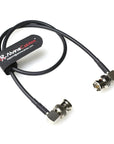 Alvin's Cables 12G SDI Cable Flexible, BNC Male to Male Right Angle for RED Komodo| Atomos Monitor 75 Ohm Shielded Cable for 4K Video Camera 50cm|19in