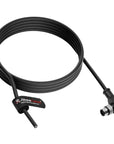 Alvin's Cables M12 A-Code 8 Pin Male Right Angle to Open End Power I/O Cable Cat6a High-Flex Shielded for Cognex Keyence Basler Industrial Automation Fieldbus Module 3.3ft/1m
