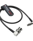 Alvin's Cables Micro BNC to BNC Cable 12G-SDI High Speed 4K UHD Video Coaxial Cable, 75 Ohm Ultra-Soft for Blackmagic Video Assist 5" Monitor, Right Angle 50CM|19.7inches