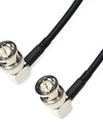Alvin's Cables 12G SDI Cable Flexible, BNC Male to Male Right Angle for RED Komodo| Atomos Monitor 75 Ohm Shielded Cable for 4K Video Camera 50cm|19in