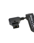 Alvin’s Cables Power Cable for RED Komodo 6K Camera, Ultra Soft Rotatable Right Angle 2 Pin Female to D-tap