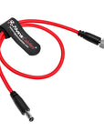 Alvin's Cables Locking DC to DC Cable for Atomos Ninja V Shogun, 5.5 2.1 Locking DC Cable for Video Devices PIX-E7 PIX-E5 Monitor, Ultra Soft 45cm|17.7in