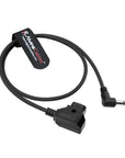 Alvin's Cables Dtap to DC Ultra-Flexible Cable for Atomos Ninja V, 2ft D-tap to 2.1 DC Right Angle Power Cable for Blackmagic Design Video Assist,SmallHD 702,for Feelworld FW568 Monitor