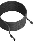 Alvin's Cables M12 D-Code 4 Pin Male to M12 D-Code 4 Pin Male Ethernet Cable for Keyence Baumer Sick Camera, High-Flex Cat6a Cable for Industrial Automation, EtherCAT/PROFINET 3.3ft/1m Green