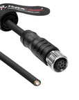 Alvin's Cables M8 8 Pin Female A-Code to Open End Power I/O Cable Drag-Chain Shielded for Baumer CX Series VCXG VCXU VCX.XC Camera Industrial Automation Sensor Systems