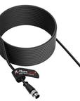Alvin's Cables M12 A-Code 8 Pin Male to Open End Power I/O Cable Cat6a High-Flex Shielded for Cognex Keyence Basler Industrial Automation Fieldbus Module 33ft/10m
