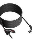 Alvin's Cables M12 A-Code 8 Pin Male Right Angle to Open End Power I/O Cable Cat6a High-Flex Shielded for Cognex Keyence Basler Industrial Automation Fieldbus Module 3.3ft/1m