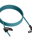 Alvin's Cables M12 A-Code 8 Pin Male Right Angle to Open End Power I/O Cable Cat6a High-Flex Shielded for Cognex Keyence Basler Industrial Automation Fieldbus Module 3.3ft/1m