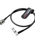 Alvin's Cables Micro BNC to BNC Cable 12G-SDI High Speed 4K UHD Video Coaxial Cable, Right Angle Micro BNC 75 Ohm Ultra-Soft for Blackmagic Video Assist 5" Monitor,50CM|19.7inches