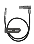Alvin's Cables Run Stop Cable for RED Komodo, RED V-Raptor Camera from Teradek RT Latitude MDR, Ctrl 4 Pin to Rotatable Right Angle 9 Pin Control Cable 45cm/18in