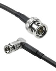 Alvin's Cables Micro BNC to BNC Cable 12G-SDI High Speed 4K UHD Video Coaxial Cable, Right Angle Micro BNC 75 Ohm Ultra-Soft for Blackmagic Video Assist 5" Monitor,50CM|19.7inches