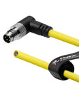 Alvin's Cables M8 5-Pin B-Code Male to Flying Lead I/O Cable for Cognex in-Sight Micro 2000, Trigger Strobe Cable for Vision System Industrial Automation, High Flex,1m/3.3ft