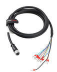 Alvin's Cables M12 A-Code 12-Pin Female to Open Wire Terminal Power I/O Cable for Keyence OP-88810/OP-88811/OP-88812 Industrial Cameras Interface Integrated Cable 2m|6.56ft