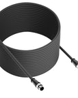 Alvin's Cables M12 D-Code 4 Pin Male to M12 D-Code 4 Pin Male Ethernet Cable for Keyence Baumer Sick Camera, High-Flex Cat6a Cable for Industrial Automation, EtherCAT/PROFINET 3.3ft/1m Green