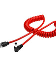 Alvin's Cables Ultra Soft DC to Hirose 4 Pin Power Coiled Cable for Sound Devices 633| 644| 688, Zoom F4|F8, ZAXCOM