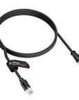 Alvin's Cables M12 X-Code 8 Pin Female to RJ45 Ethernet Cable Cat6a High-Flex Shielded for Cognex Keyence Basler Industrial Automation Fieldbus Module