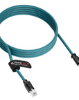 Alvin's Cables M12 X-Code 8 Pin Female to RJ45 Ethernet Cable Cat6a High-Flex Shielded for Cognex Keyence Basler Industrial Automation Fieldbus Module