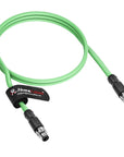 Alvin's Cables M8 A-Code 4 Pin Male to 4 Pin Cable High-Flex Shielded for Beckhoff ZK1090-3131 Industrial Automation EtherCAT Fieldbus 20in/50cm