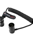 Alvin's Cables Low-Profile XLR 3 Pin Male to Female Ultra-Flexible Coiled Cable, Aramid-Reinforced for Sony|Canon|Blackmagic Pro Cameras & Studio Audio