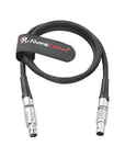 Alvin's Cables Teradek MDR.S Receiver Power Run Stop Cable for ARRI Alexa LF SXT 35, Fischer 3 Pin Male to 3 Pin Male Cable, 40CM| 15.7inches