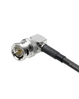 Alvin's Cables BNC Female to Right Angle BNC Male 12G-SDI High Speed 4K UHD Video Coaxial Cable, 75 Ohm, 50cm