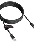 Alvin's Cables M12 X-Code 8 Pin Female to RJ45 Ethernet Cable Cat6a High-Flex Shielded for Cognex Keyence Basler Industrial Automation Fieldbus Module