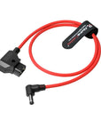 Alvin's Cables Dtap to DC Ultra-Flexible Cable for Atomos Ninja V, 2ft D-tap to 2.1 DC Right Angle Power Cable for Blackmagic Design Video Assist,SmallHD 702,for Feelworld FW568 Monitor