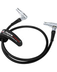 Alvin's Cables Power Cable for Kinefinity Eagle e-viewfinder from Z CAM E2 Camera, Rotatable Right Angle 2 Pin to 5 Pin Right Angle Cable, 50cm| 19.7inches