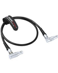 Alvin's Cables Power Cable for Kinefinity Eagle e-viewfinder from Z CAM E2 Camera, Rotatable Right Angle 2 Pin to 5 Pin Right Angle Cable, 50cm| 19.7inches