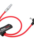 Alvin's Cables Ultra Soft DC to 2 Pin Power Cable for Teradek Bond, Blackmagic Pyxis, Z CAM E2 Camera, for Tilta Battery Plate 45cm|17.7in