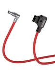 Alvin’s Cables Ultra Soft Power Cable for RED Komodo 6K Camera Rotatable Right Angle 2 Pin Female to D-tap 80cm|31.5inches